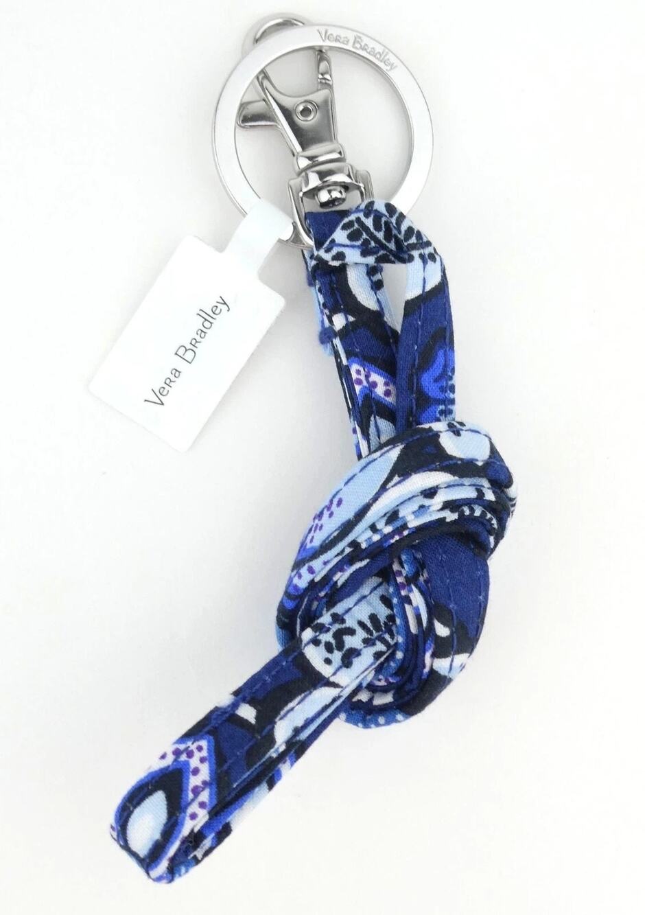 NWT Vera Bradley Tropics Tapestry Lanyard with Key Ring and Lobster Claw Clip